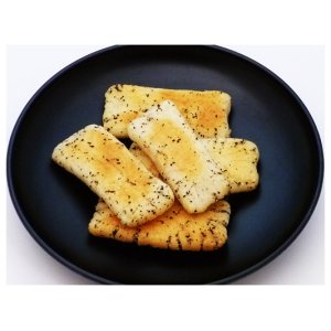 画像: 鉄板焼せんべい 黒コショウ味（75g）